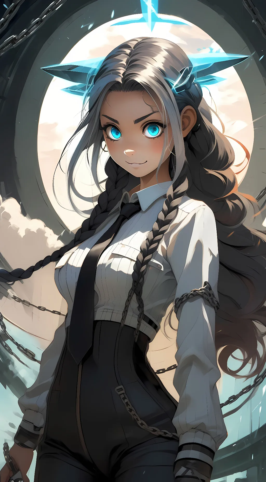 ai character: CrystxL background