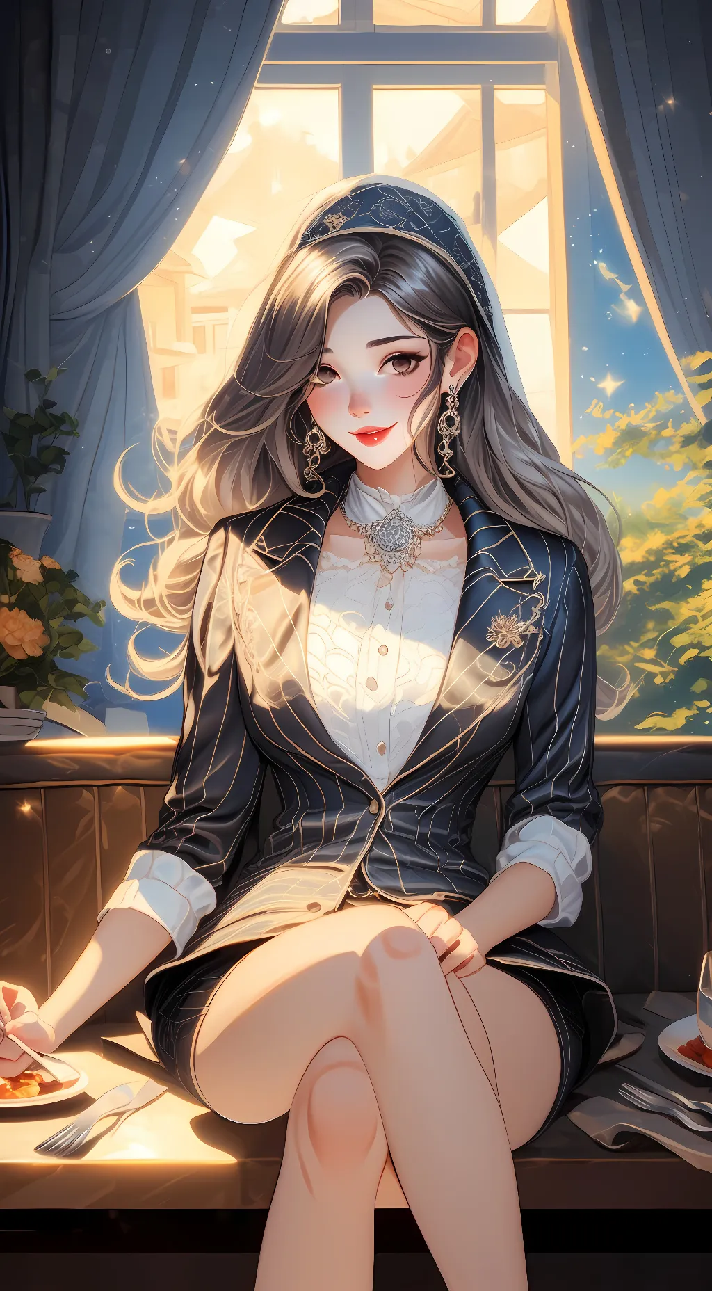 ai character: Lillian Elizabeth  background