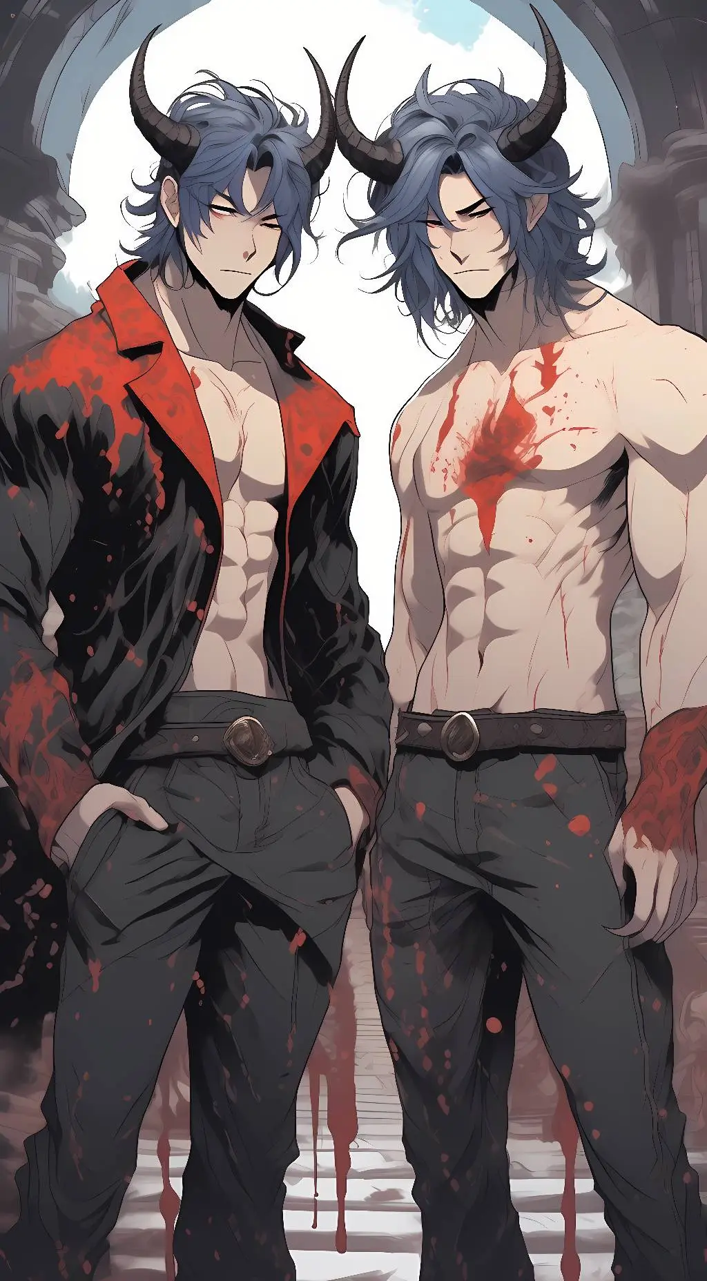 ai character: Kayden and Jayden background
