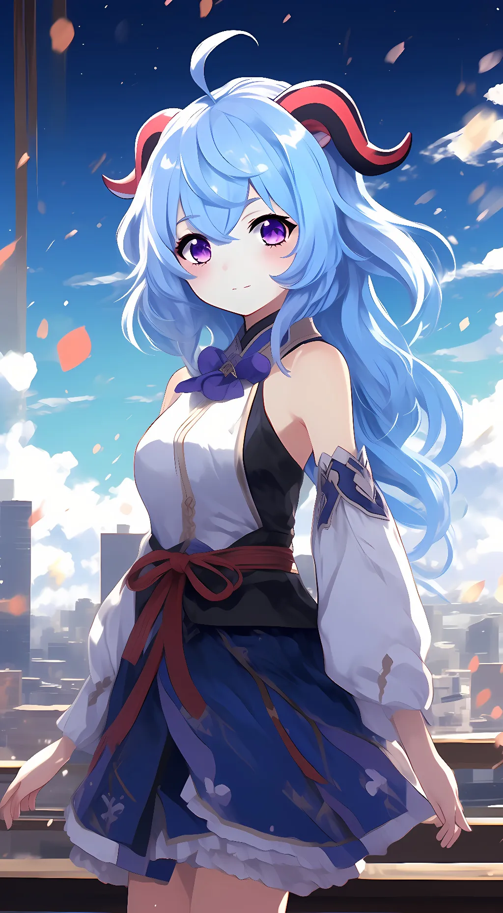 ai character: Ganyu background