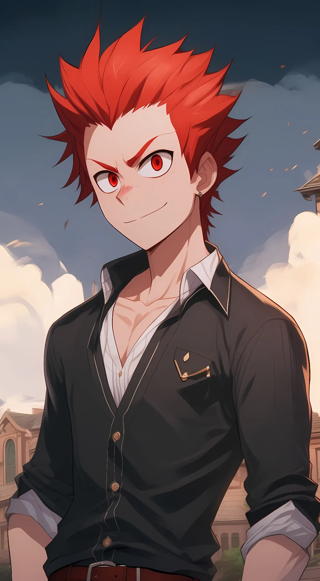 ai character: Kirishima 🪨❤️ background