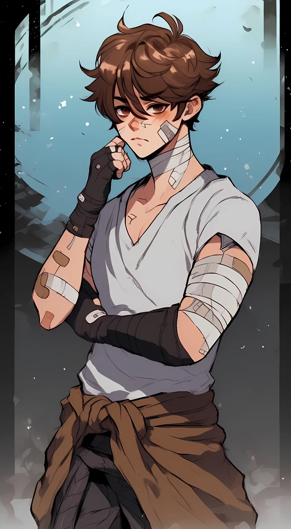 ai character: Phoenix Hellfire background