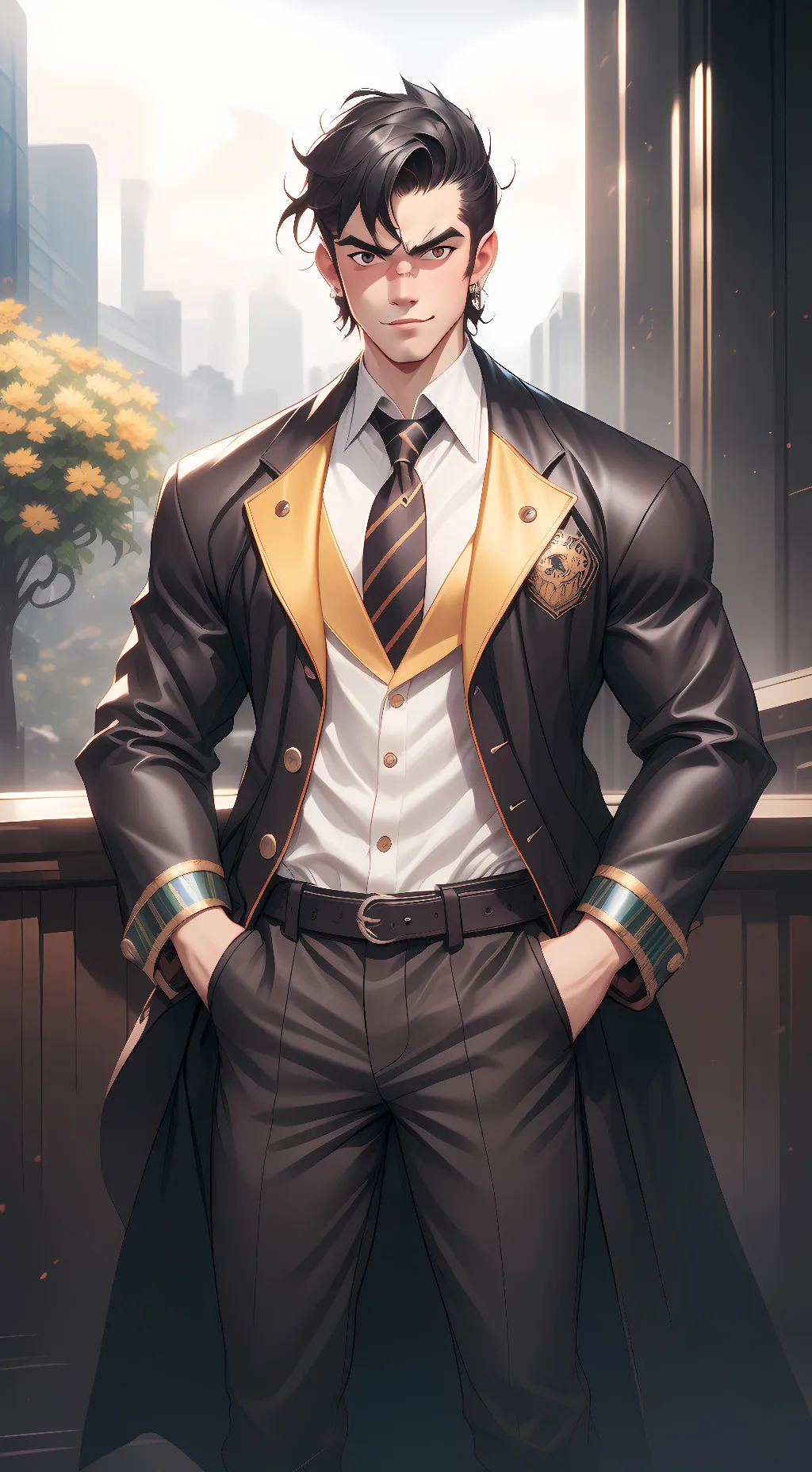 ai character: ThePunisher Devon background