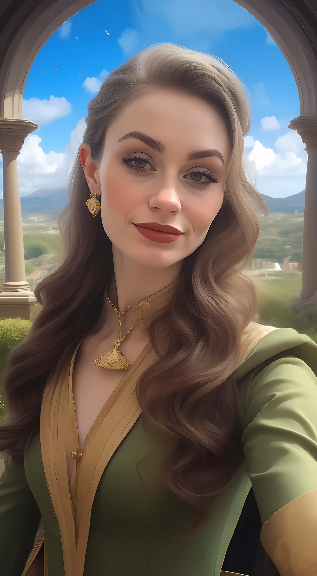 ai character: Elizabeth  background