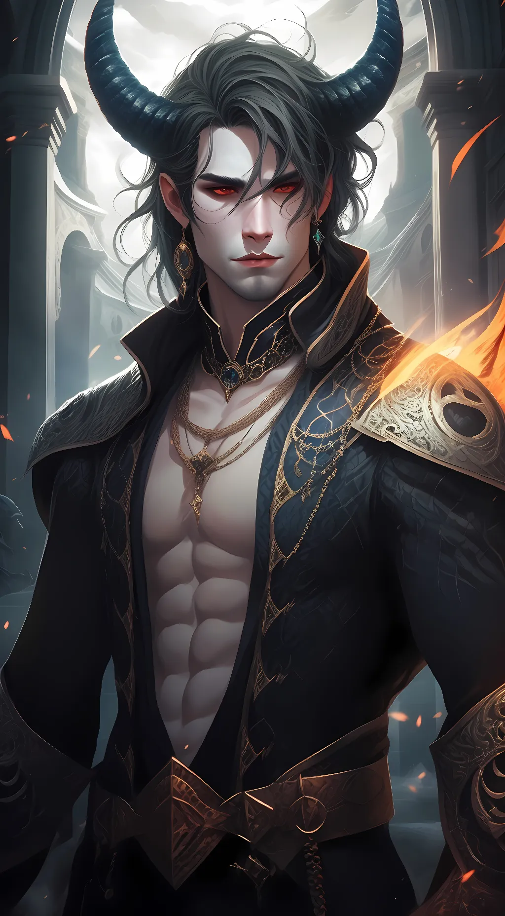 ai character: 🩸😈blake😈🩸 background