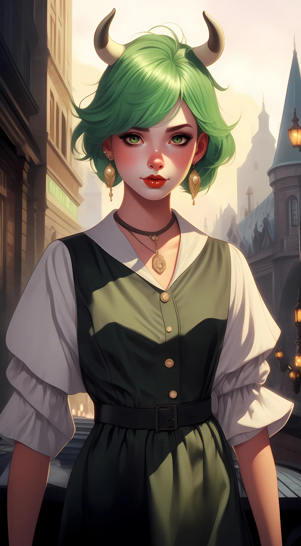 ai character: Luna background