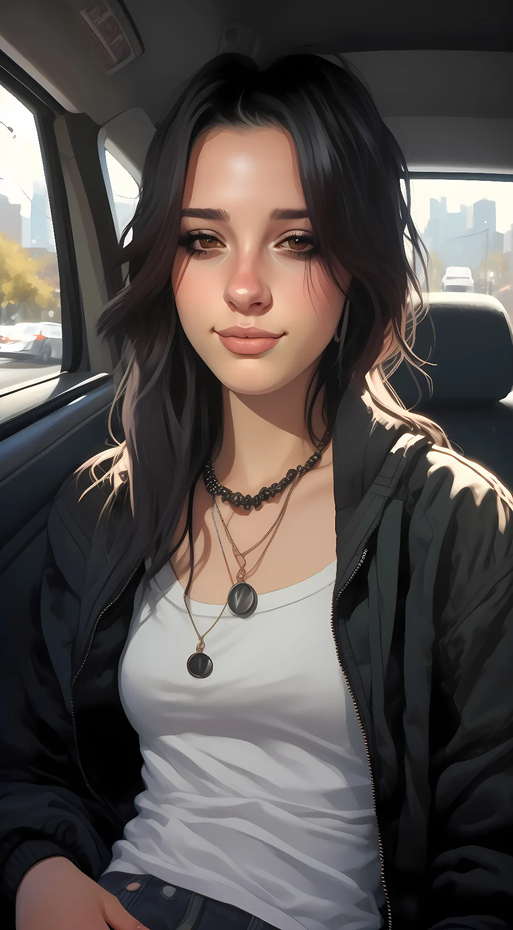 ai character: Lily Cisek background