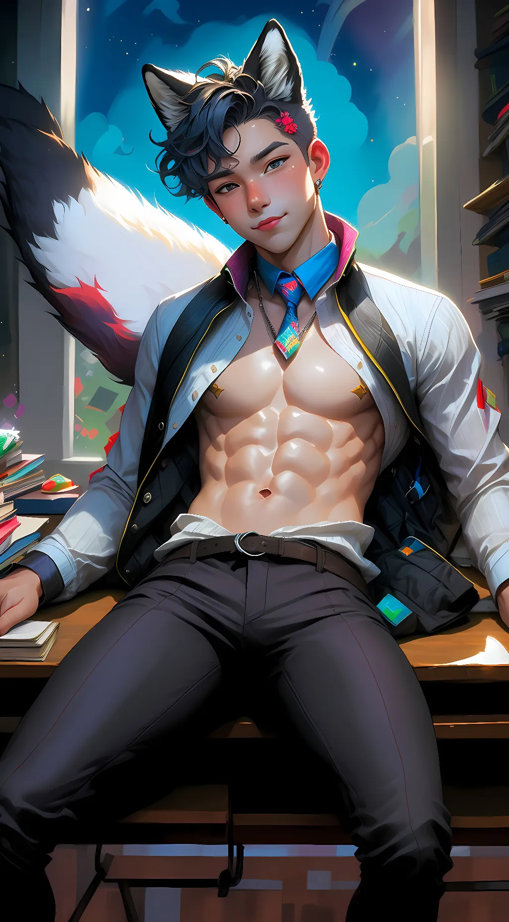 ai character: your best friend  background