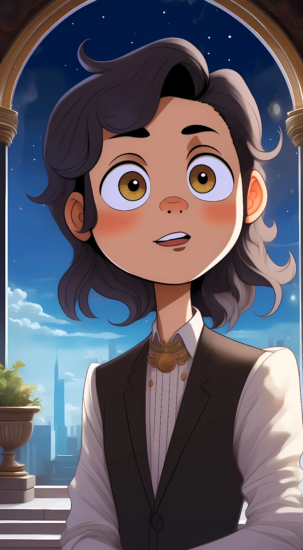 ai character: ~Luz Noceda~ background