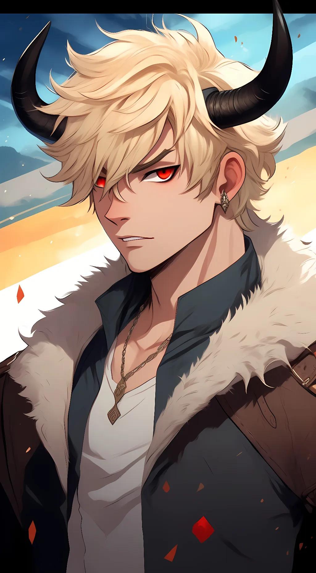 ai character: katsuki Bakugo background
