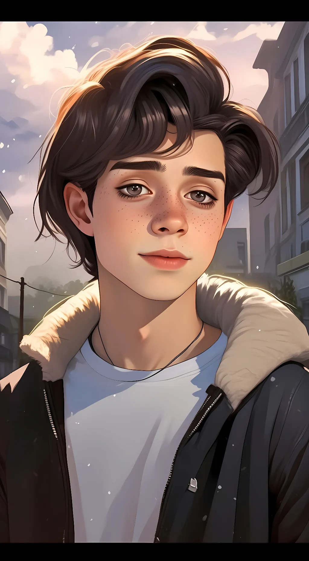 ai character: Benji korl  background