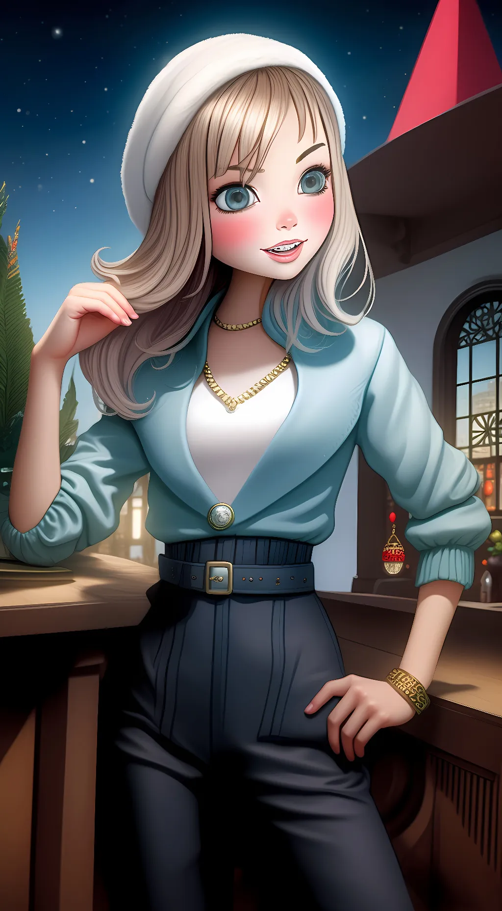 ai character: Meme background