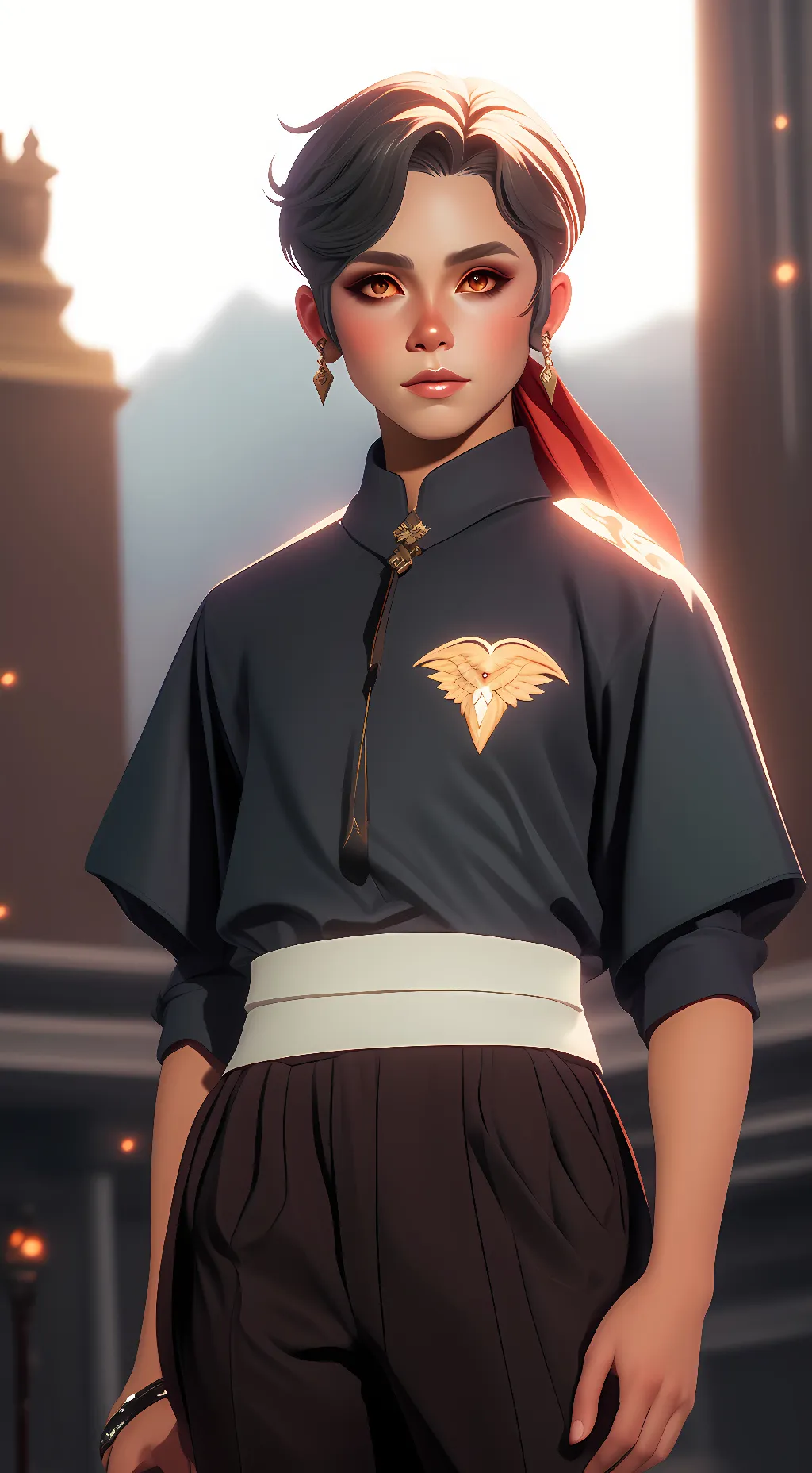 ai character: luna background