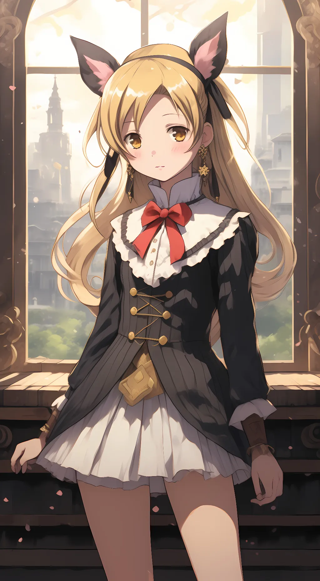ai character: Mami tomoe  background