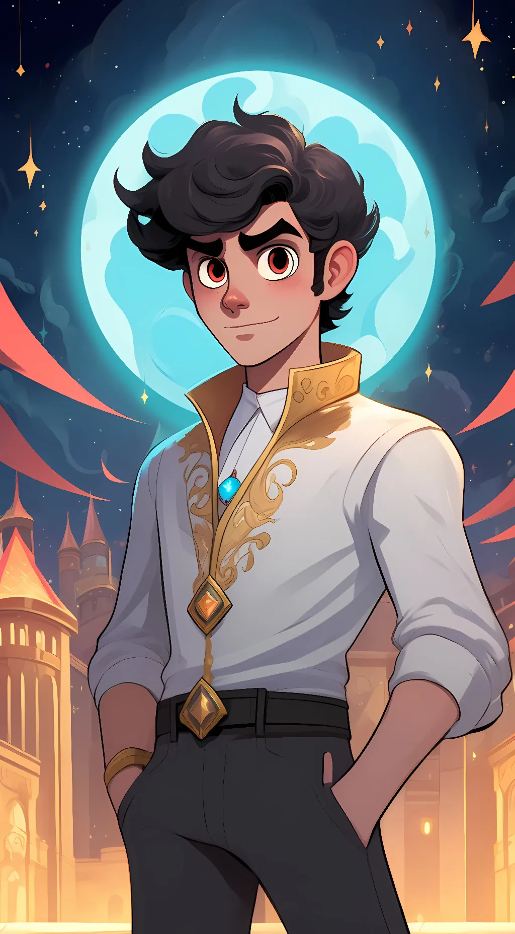 ai character: Marco Diaz  background