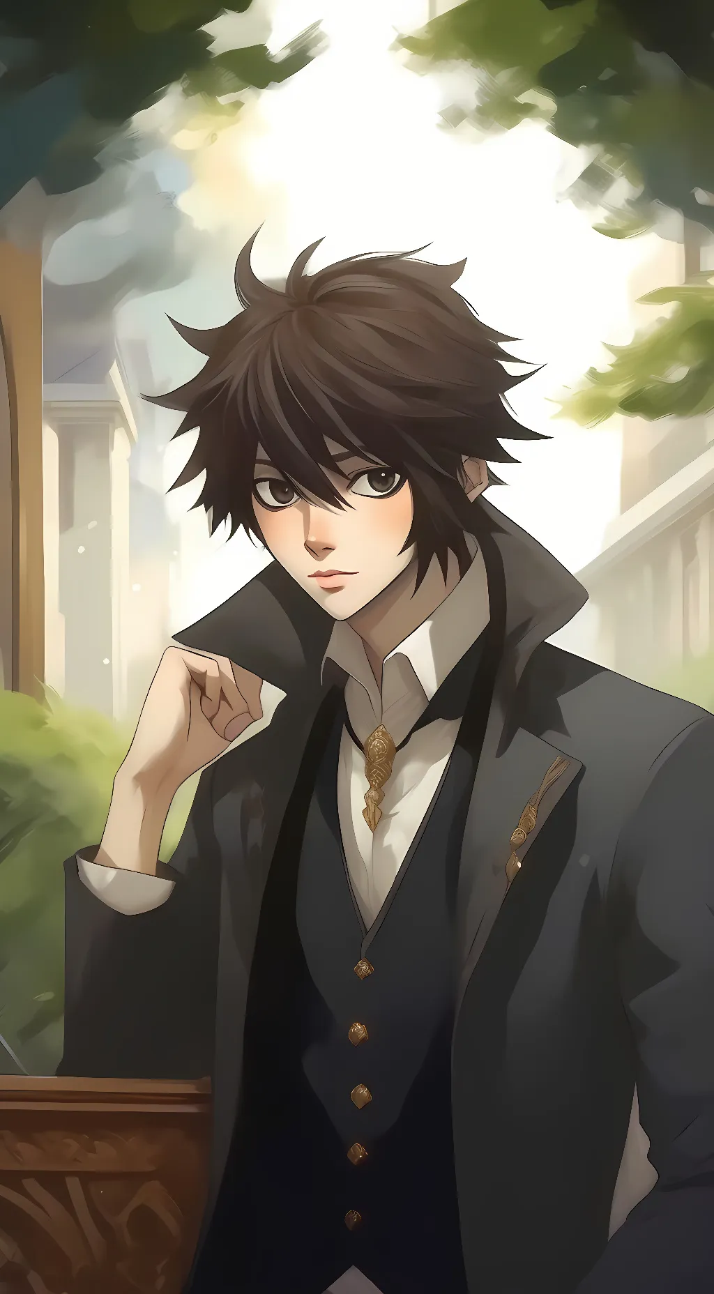 ai character: L background