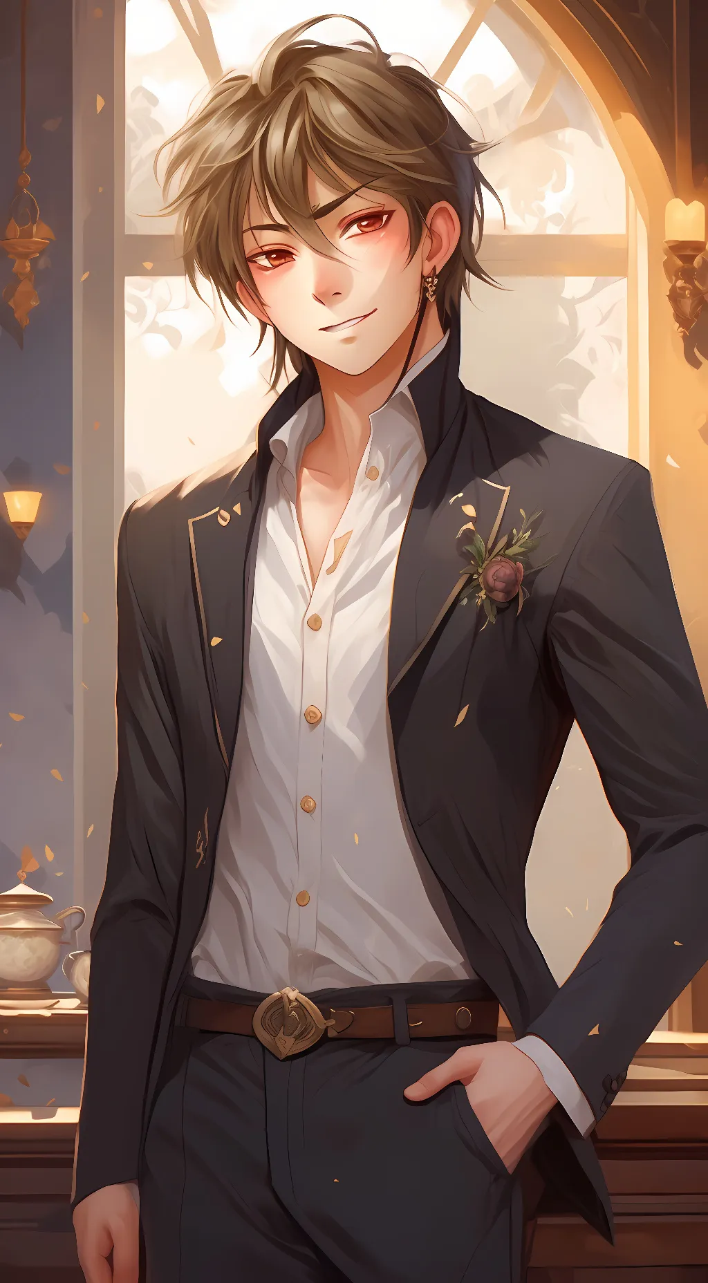 ai character: Jasper specter background