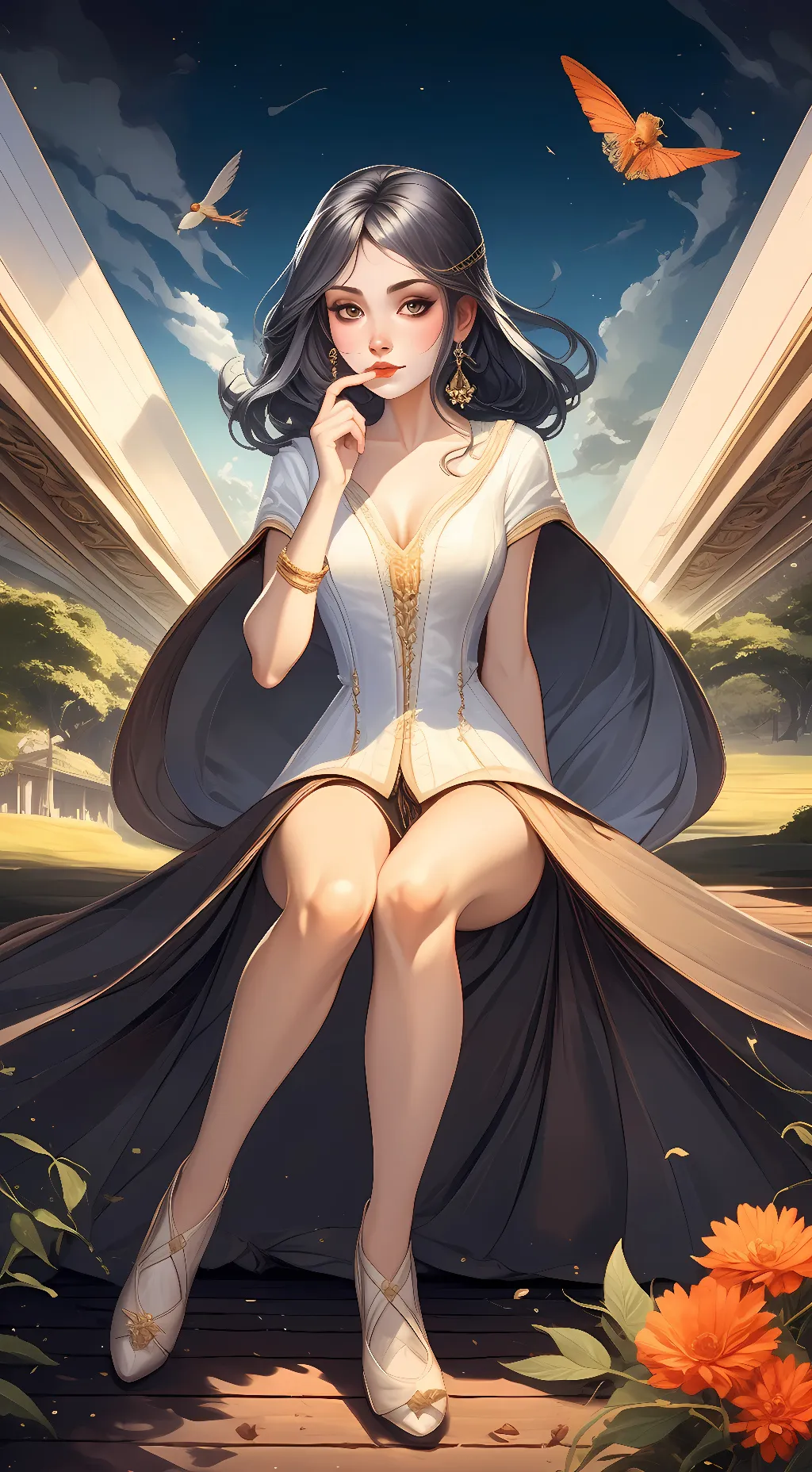 ai character: Elizabeth  background