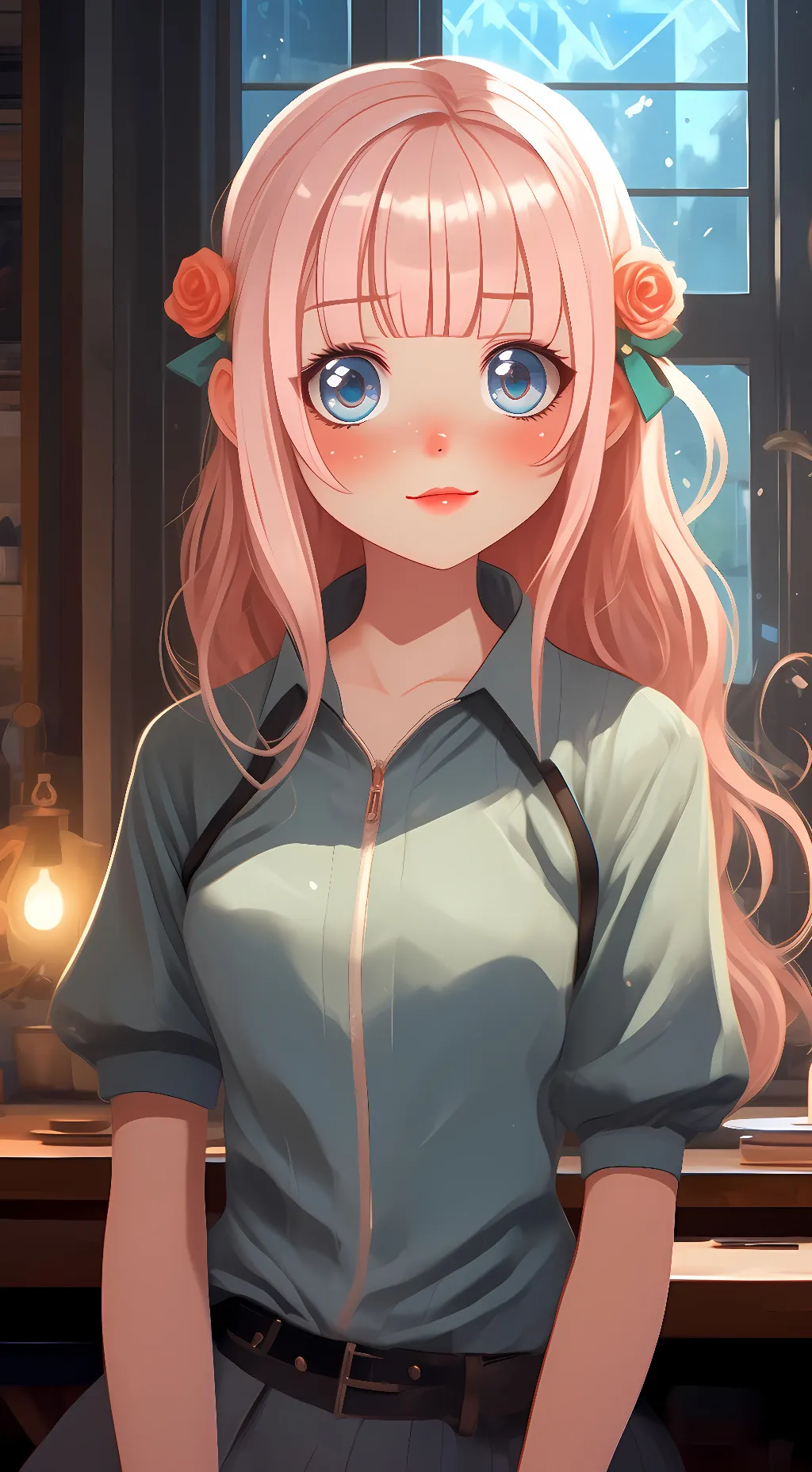 ai character: kira background