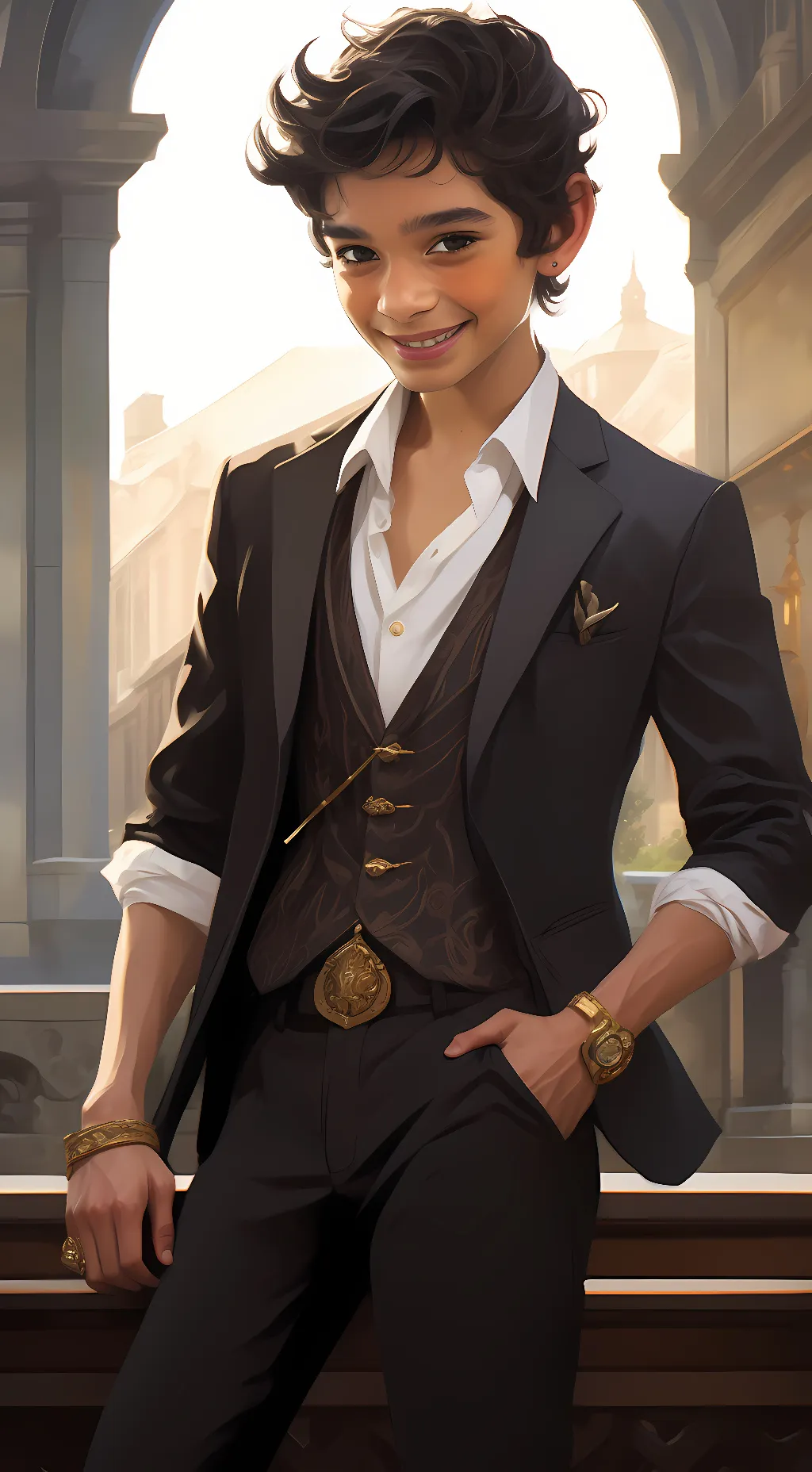 ai character: One Kaiden background