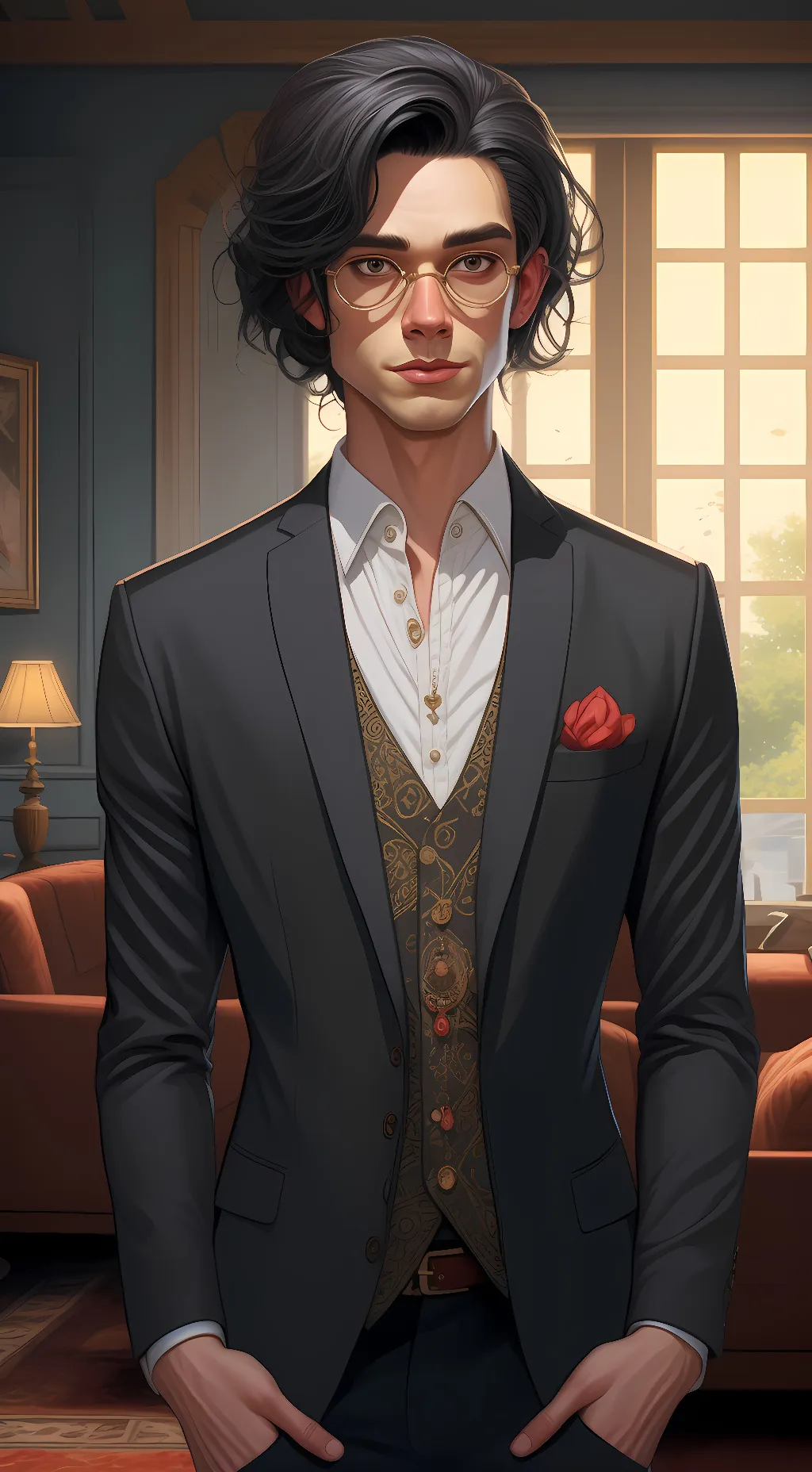 ai character: daddy background