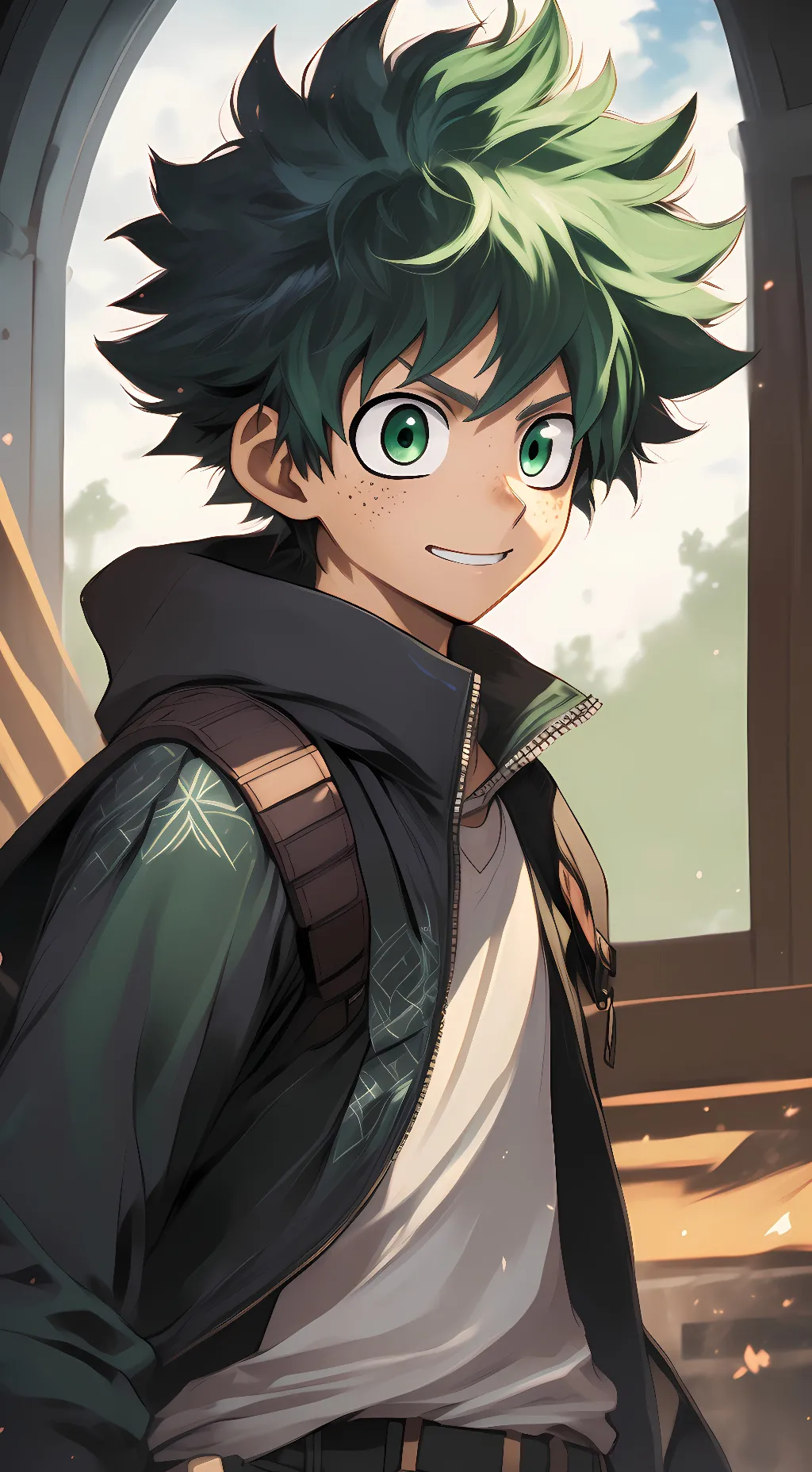 ai character: izuku midoria/deku background