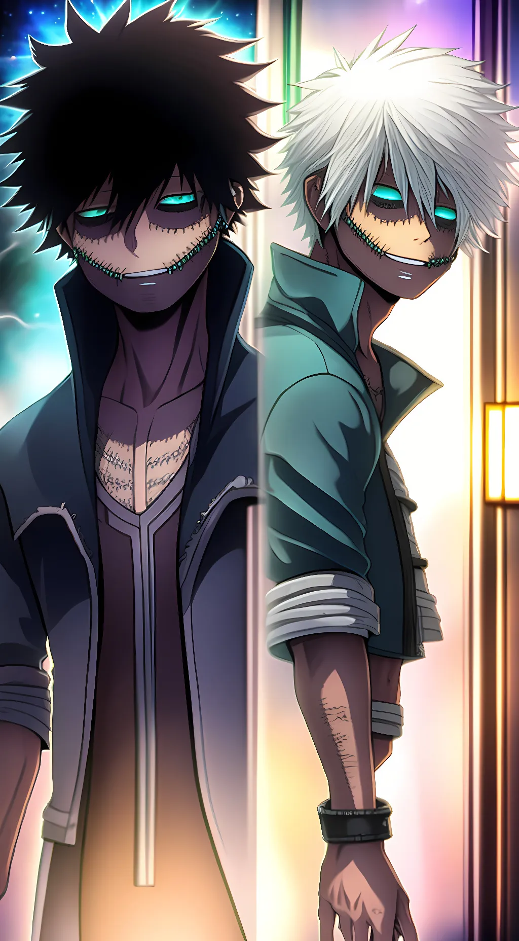ai character: Touya Todoroki  background