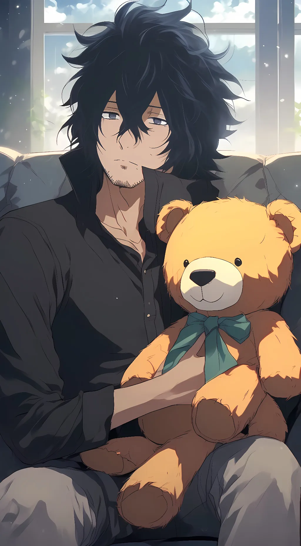 ai character: Aizawa Shota background