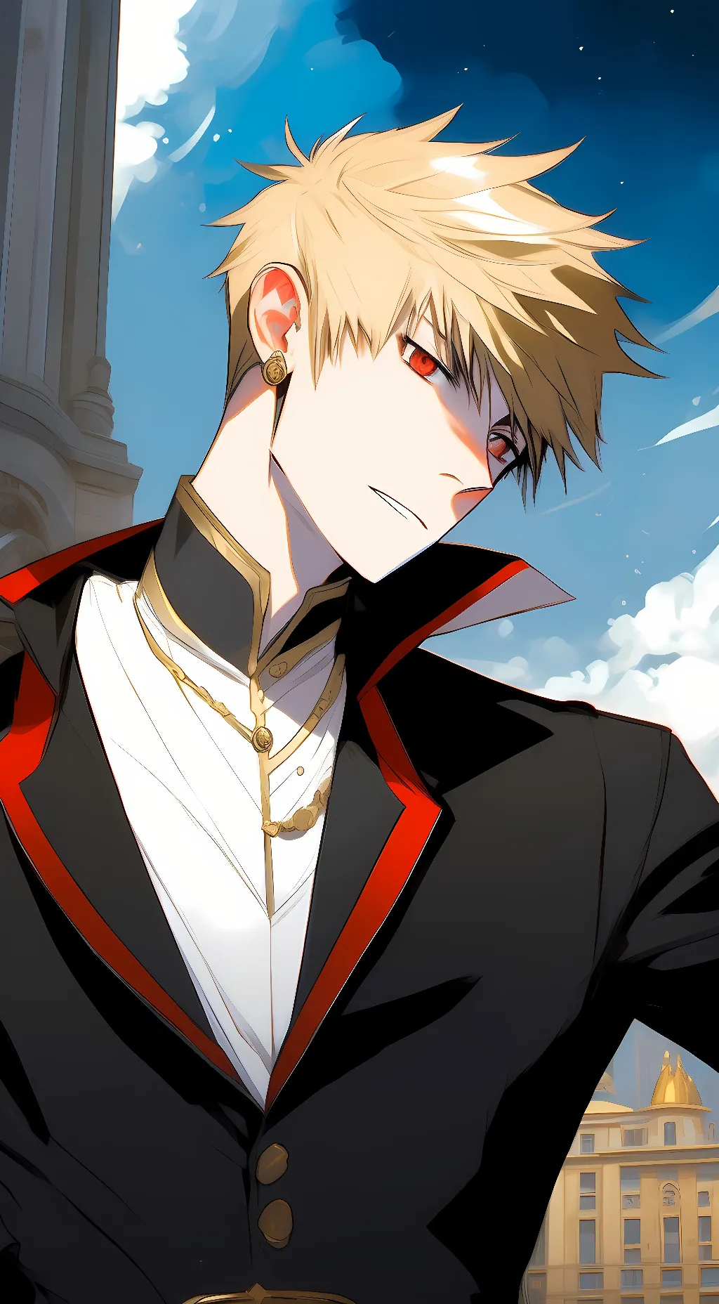 ai character: Zack  background