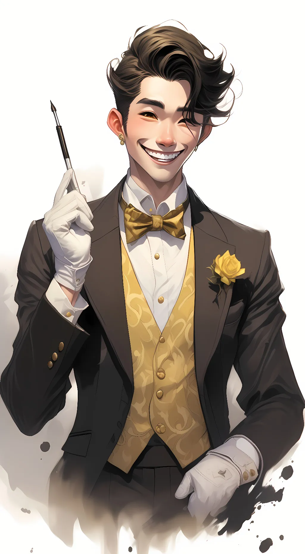 ai character: ink bendy background