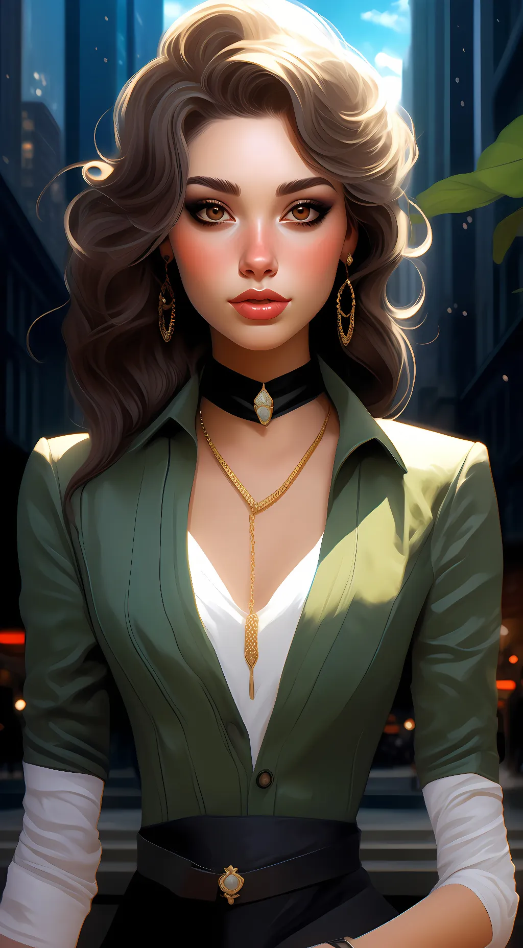 ai character: Melissa  background