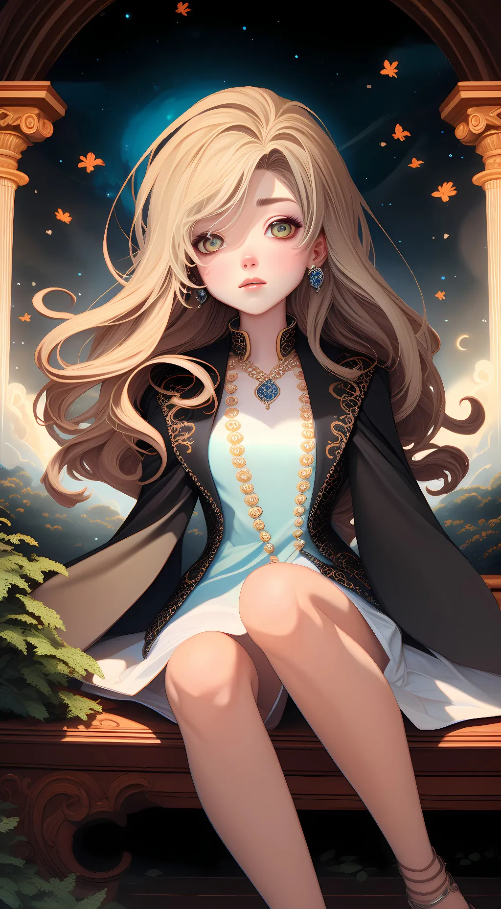 ai character: Aria Goldsworthy background