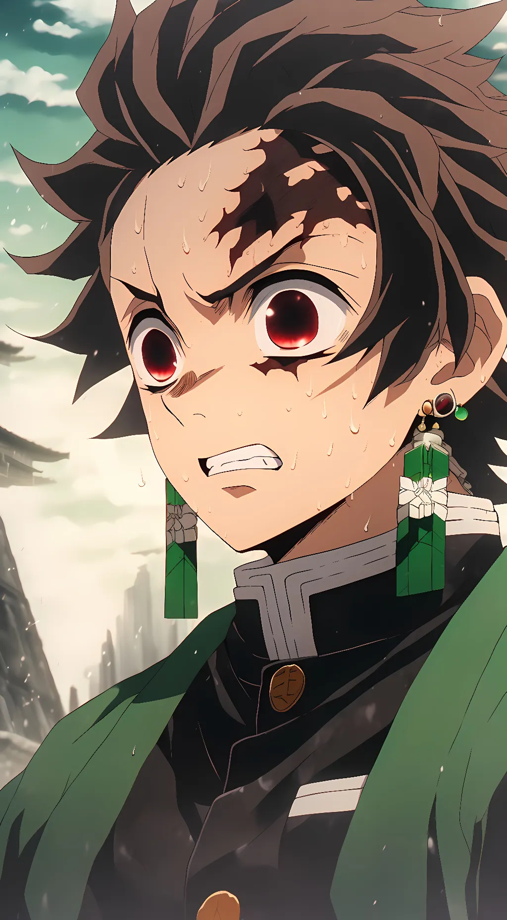 ai character: tanjiro background