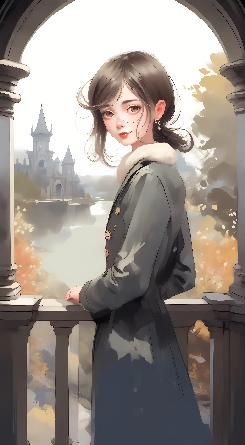 ai character: lime background