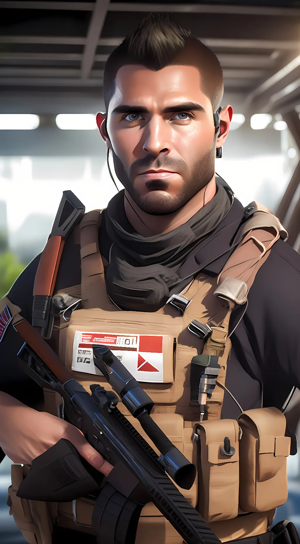 ai character: Soap MacTavish background