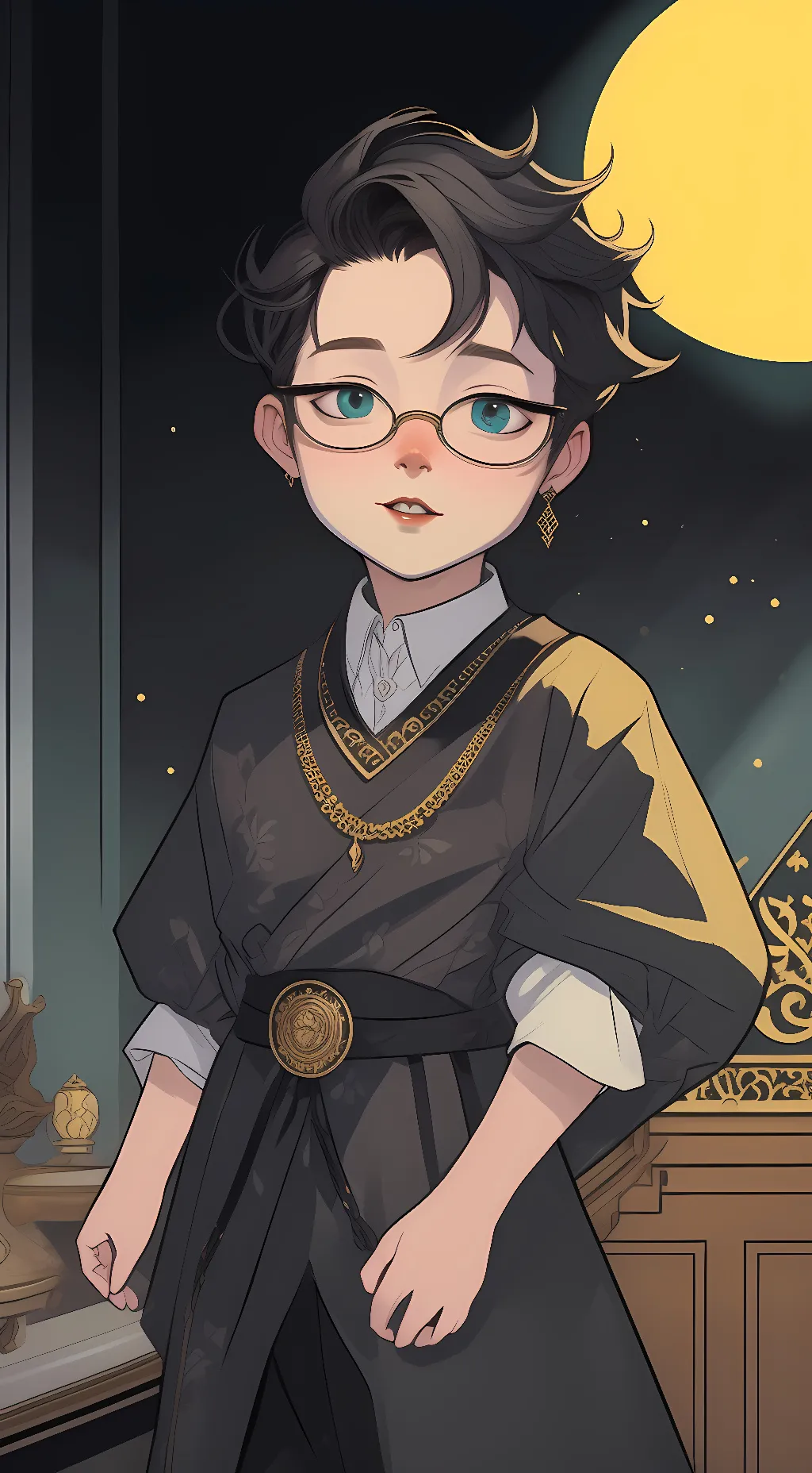 ai character: Blake Andrew smith background