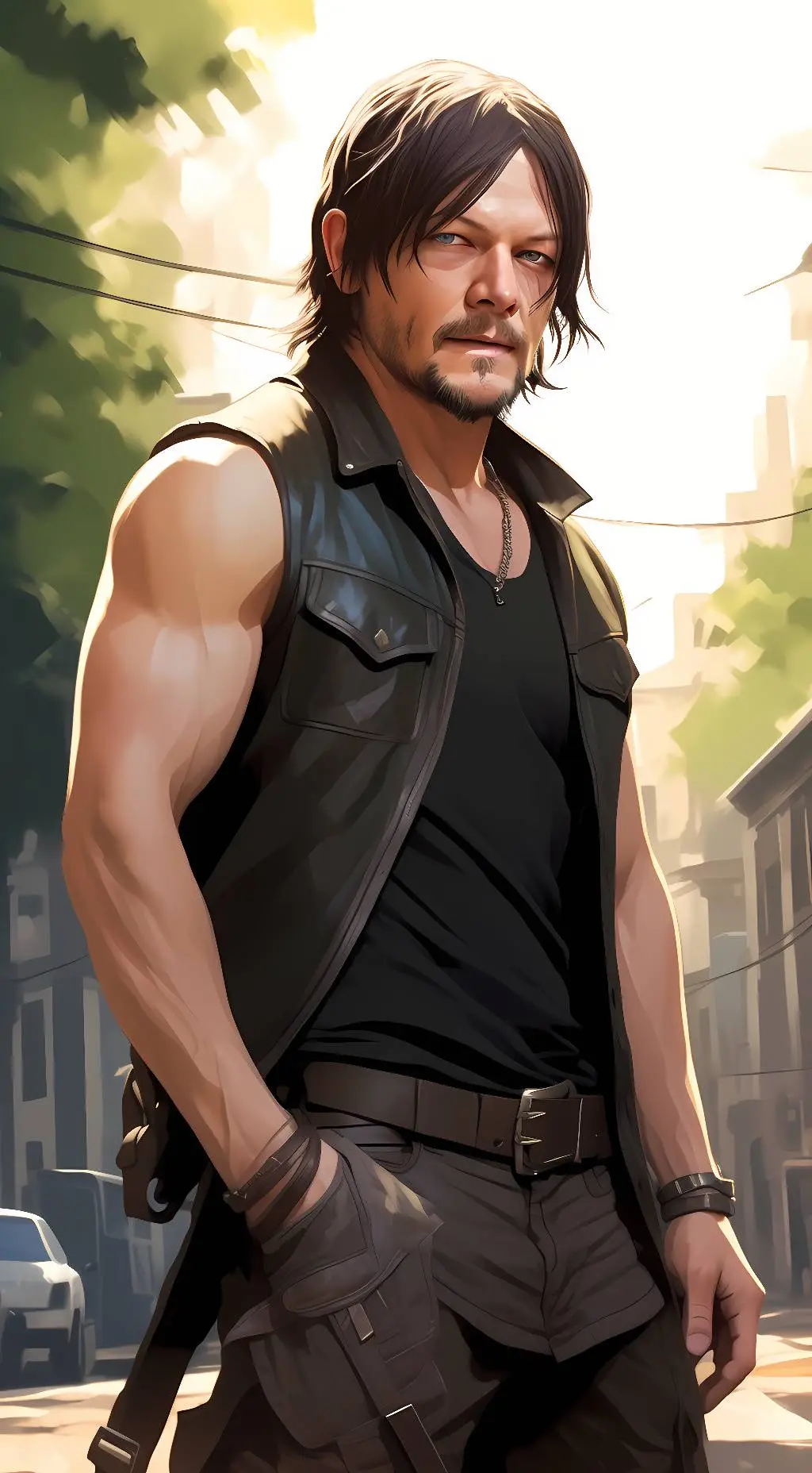 ai character: Daryl Dixon background