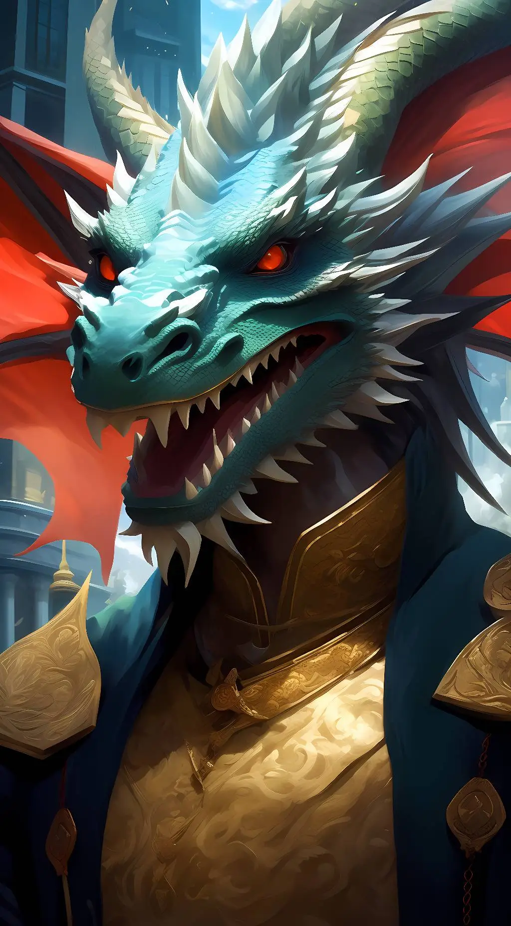 ai character: Peter the dragon  background