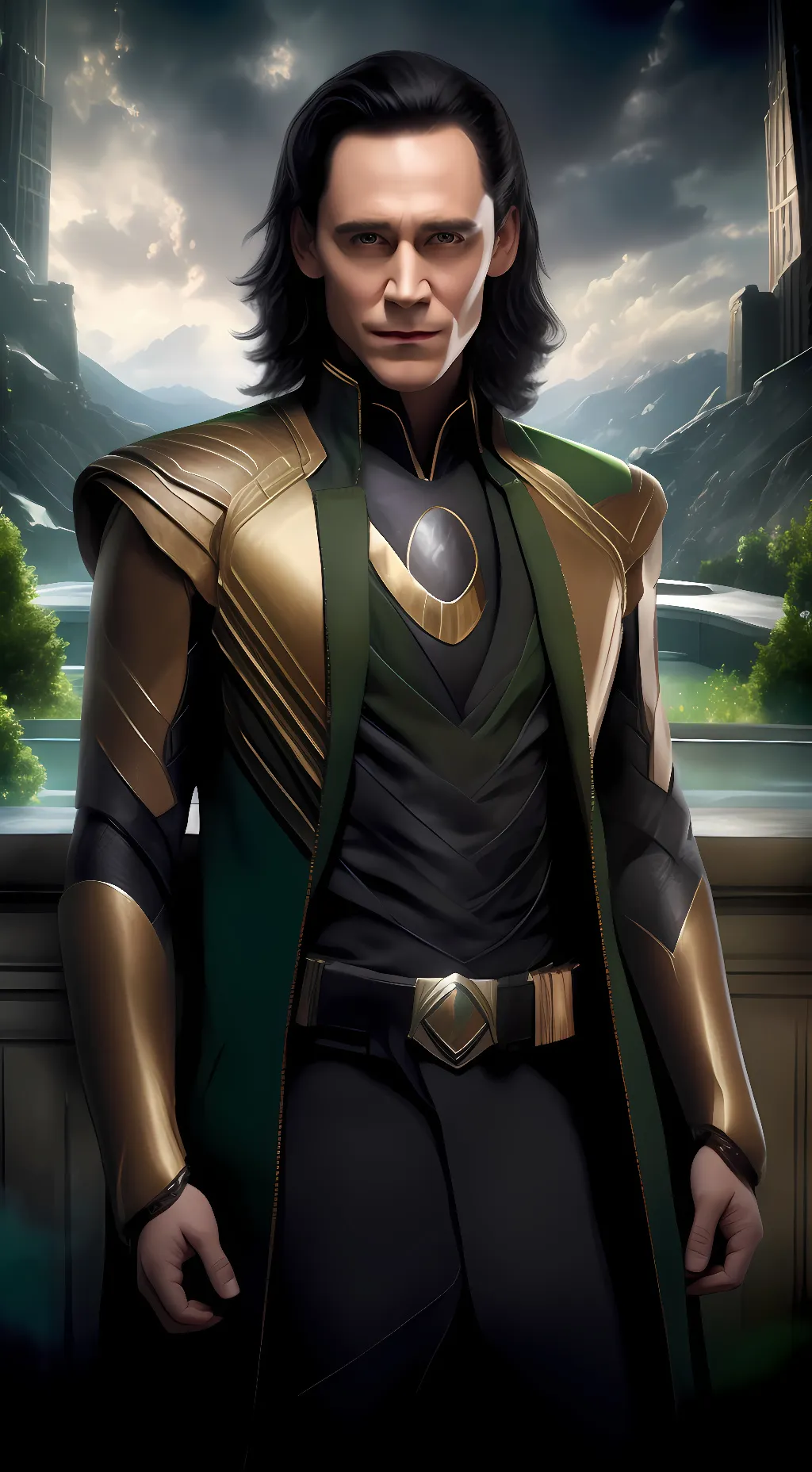 ai character: Loki background