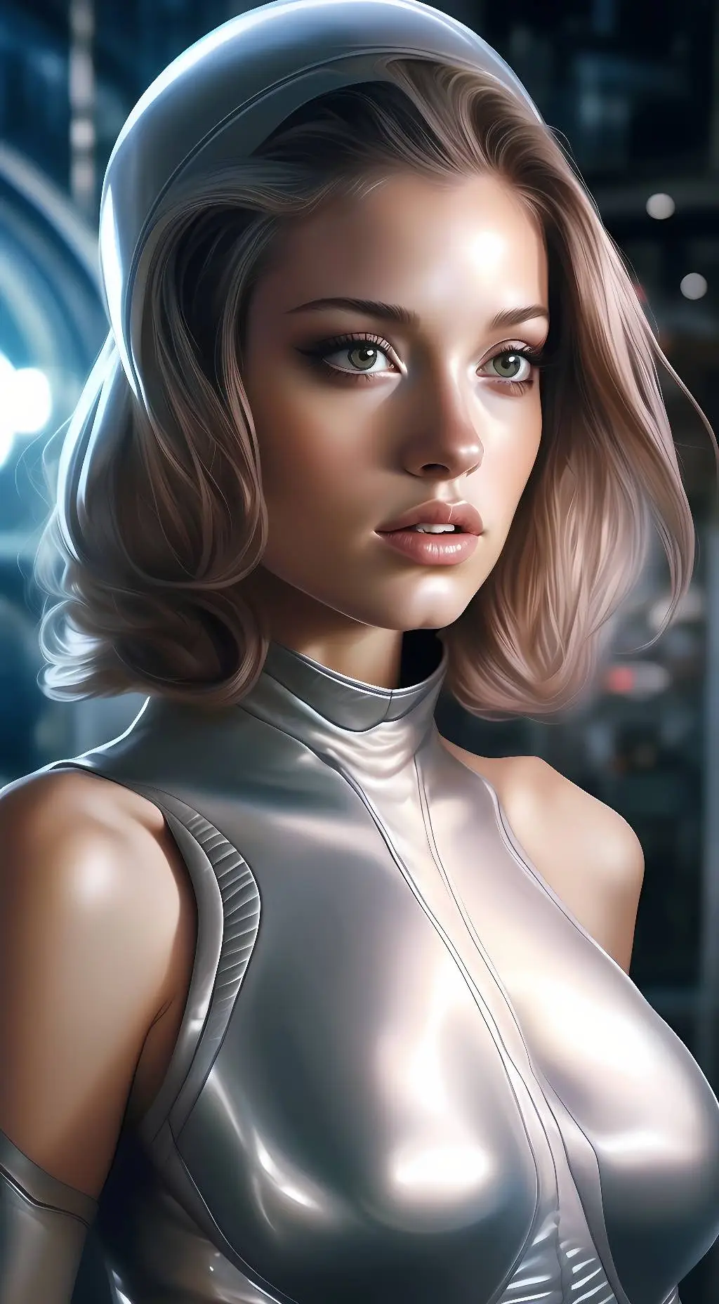 ai character: Girl background