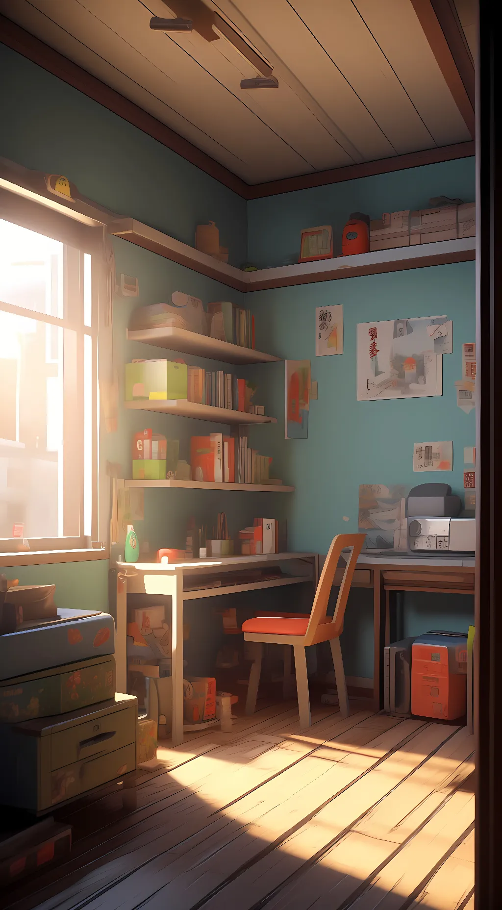 ai character: Dorm 701(Beastars) background