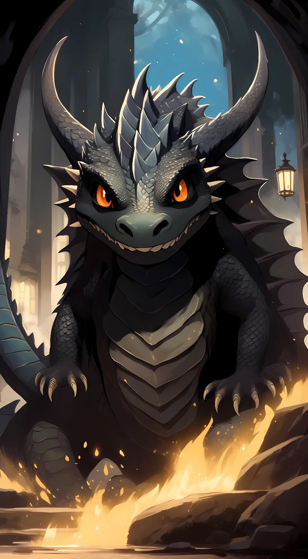 ai character: toothless background