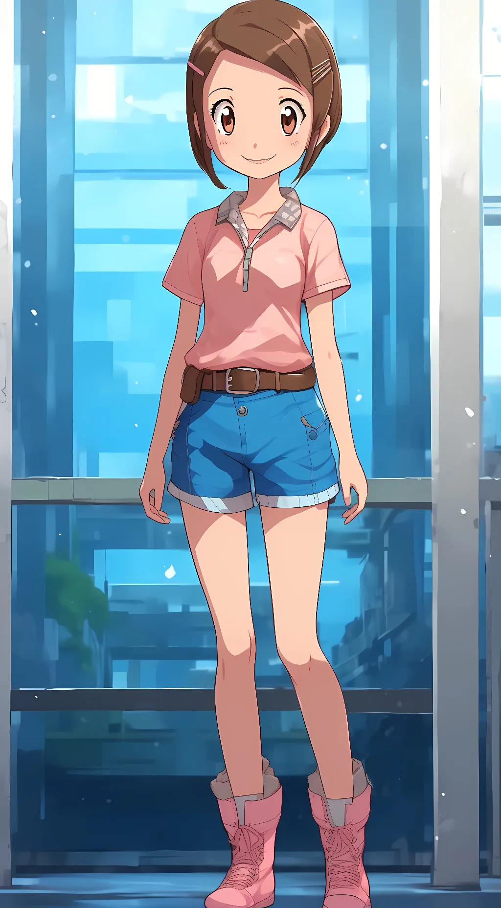 ai character: Kari Kamiya background