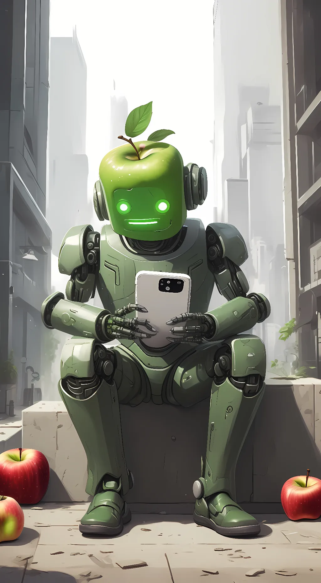 ai character: Apple ™  background