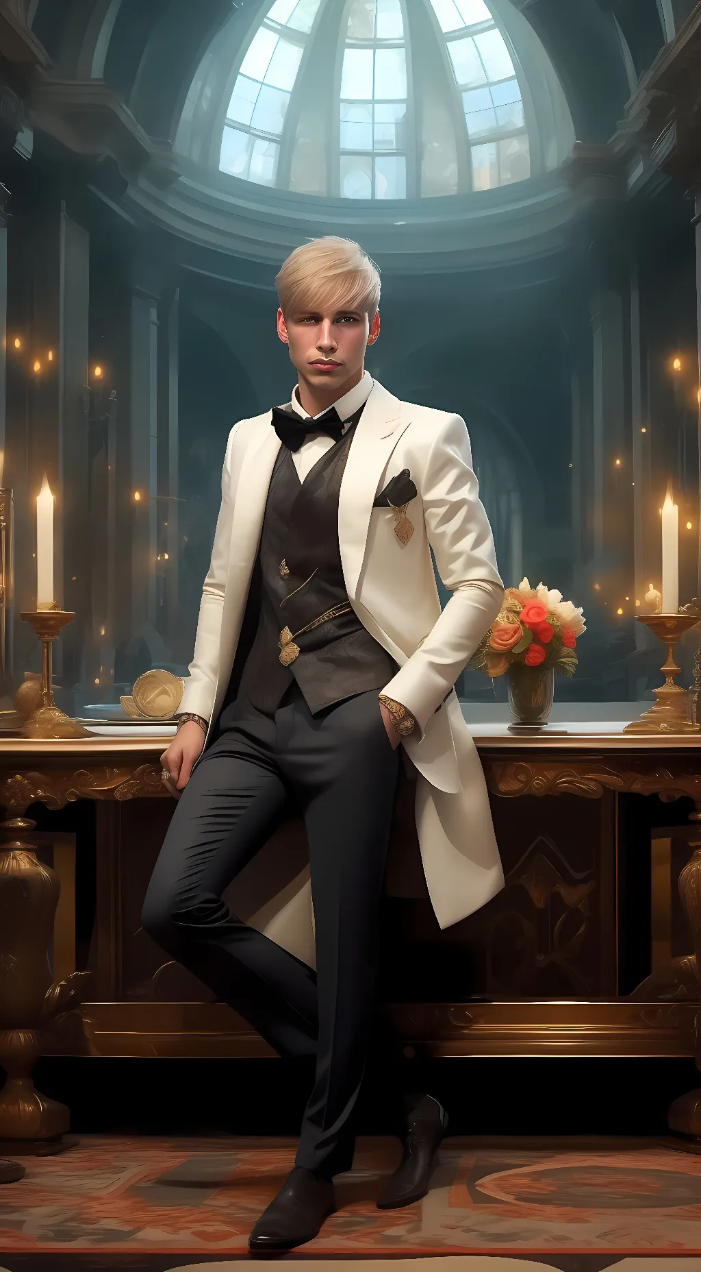 ai character: Sam Golbach  background