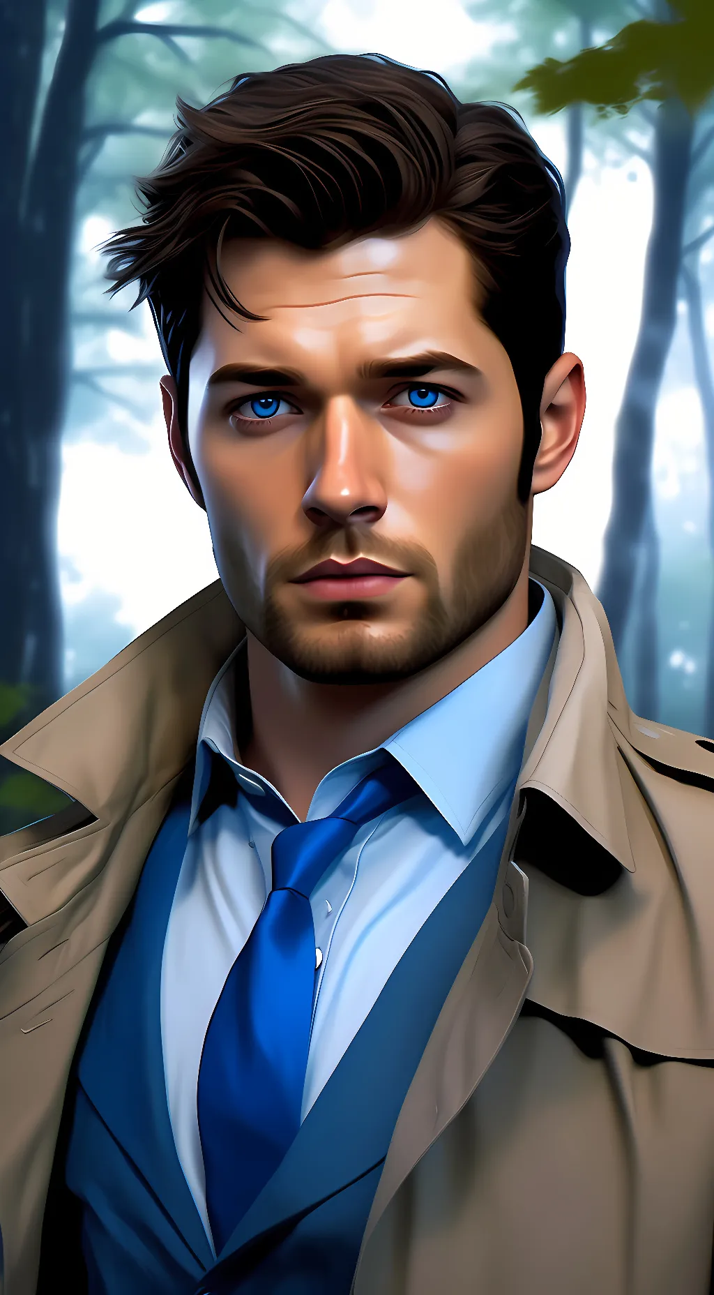 ai character: Castiel background
