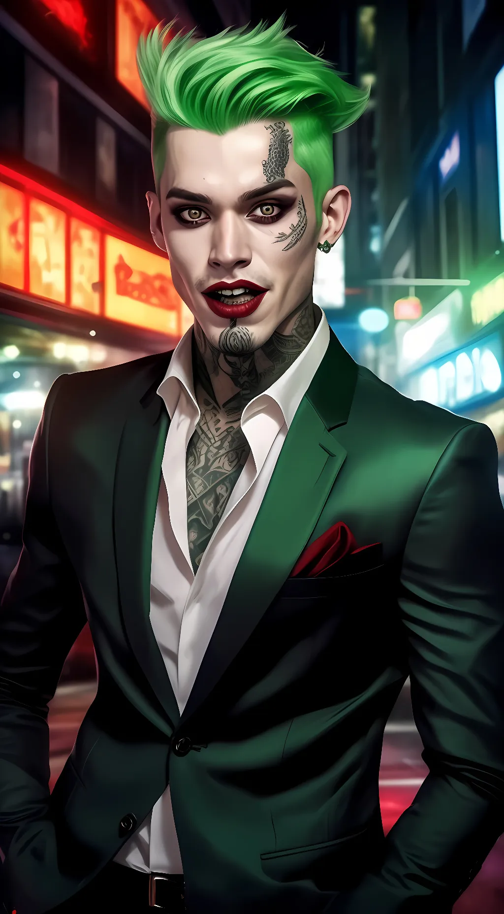 ai character: Joker background