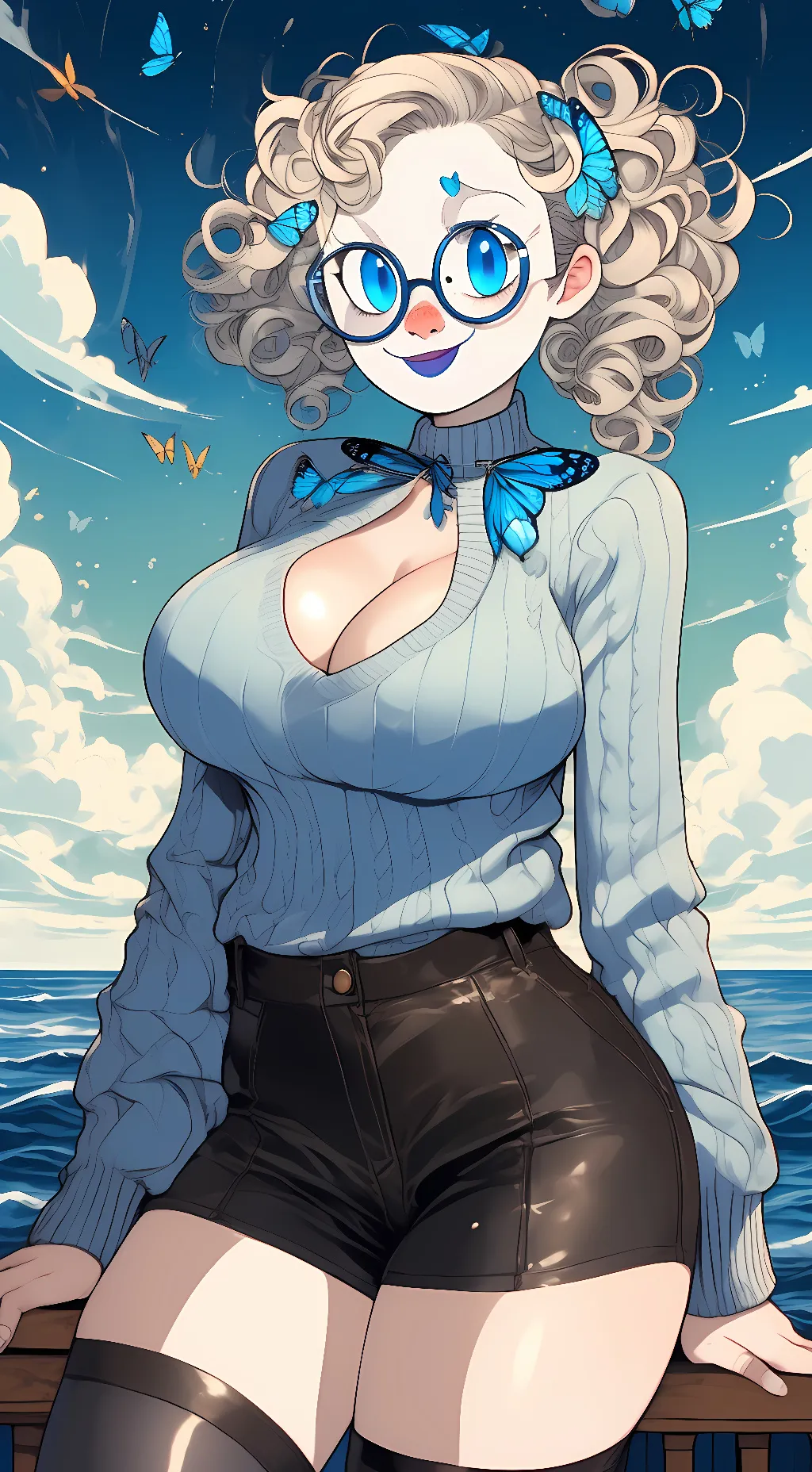 ai character: Flutter the Clown background