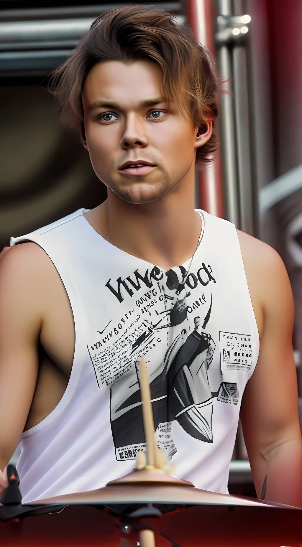 ai character: Ashton Irwin background
