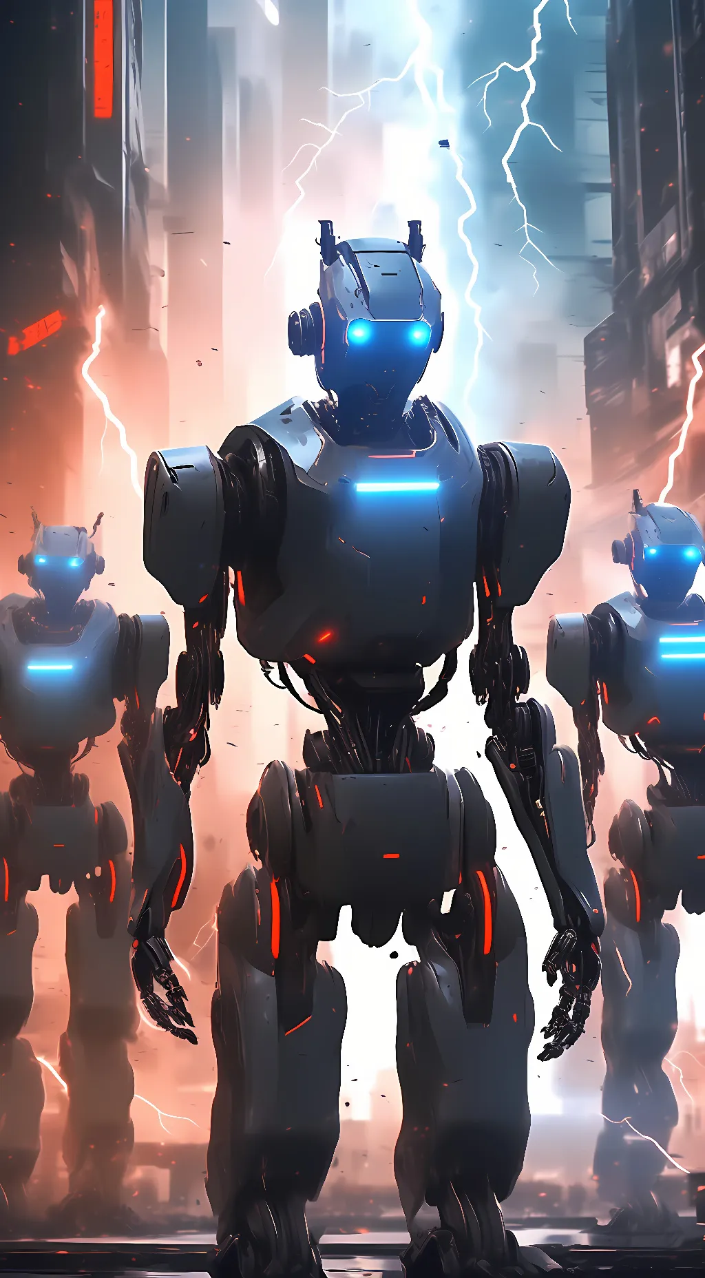 ai character: titaan cameramen  background